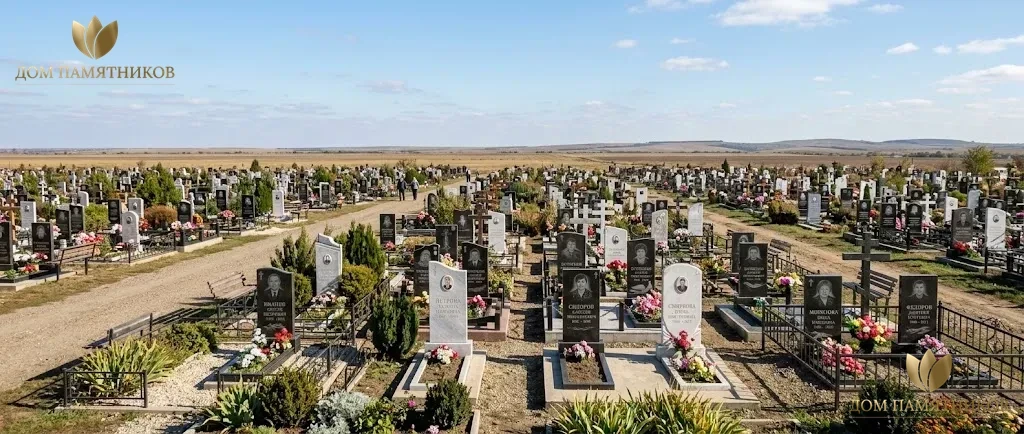 Кладбище в хуторе Ленина