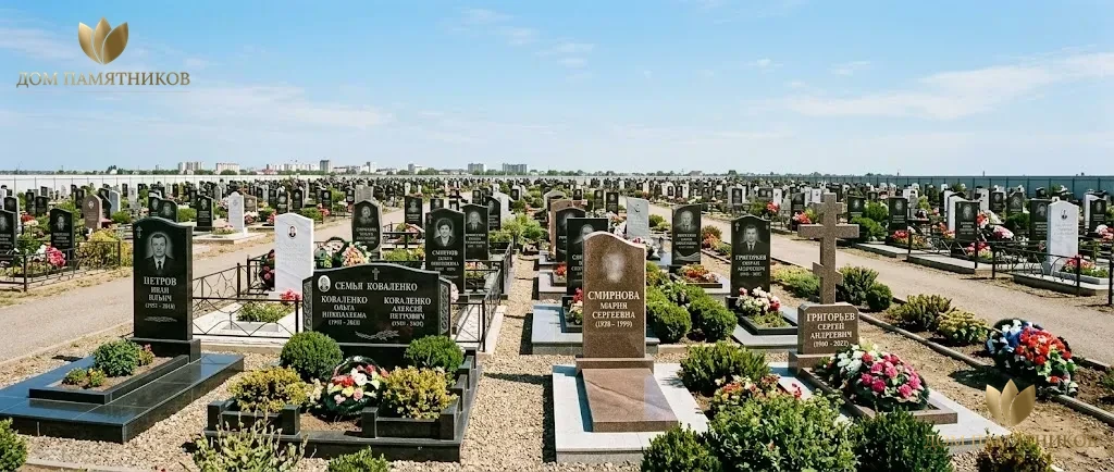 Изготовление памятников на Копанском кладбище в Краснодаре